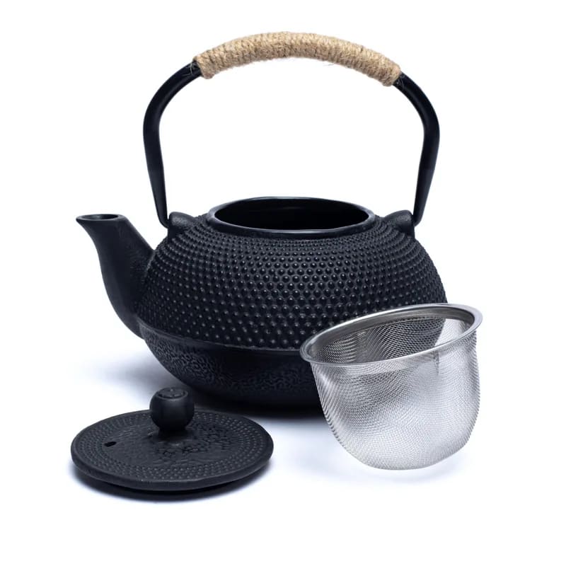 Théière Tetsukyusu émaillée avec filtre micromesh